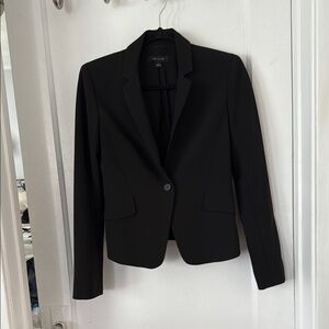 Ann Taylor Black Blazer Tailored Suit Jacket